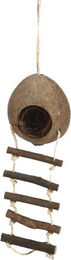 Beeztees Kokosnusshaus mit Leiter für Nager 30x10 cm - 30 cm – Bild 1 von 6