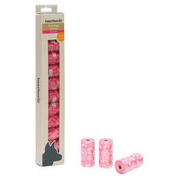 Produktbild von Beeztees Kotbeutel abbaubar Rosa 12 x 15 Stück