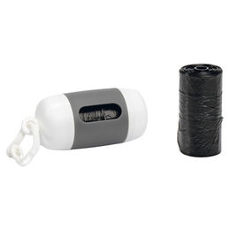 Beeztees Kotbeutelhalter grau inklusive 40 Kotbeutel für Hunde - 2 x 20 Stk. – Bild 1 von 4