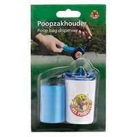 Produktbild von Beeztees Kotbeutelspender aus Kunststoff inklusive 40 Kotbeuteln - 2 x 20 Stk.