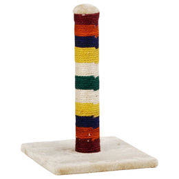 Beeztees Kratzbaum Anja Rainbow für Katzen, bunt, 30x30x44 cm – Bild 1 von 11