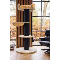 Produktbild von Beeztees Kratzbaum Havilo Creme mit Sisal 80 x 80 x 170 cm
