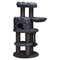 Produktbild von Beeztees Kratzbaum Kaleo grau für große Katzen mit Sisal 75x75x166cm