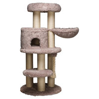 Produktbild von Beeztees Kratzbaum Kaleo Taupe XL für große Katzen 75x75x166cm mit Sisal