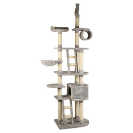 Beeztees Kratzbaum Magnefiq L Grau mit Deckenspanner für Katzen – Bild 1 von 5