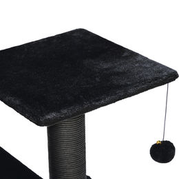 Beeztees Kratzbaum Serpa Fien für Katzen in Schwarz – Bild 1 von 3