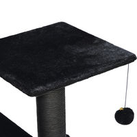 Produktbild von Beeztees Kratzbaum Serpa Fien für Katzen in Schwarz