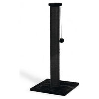 Produktbild von Beeztees Kratzbaum Serpa XL für Katzen Schwarz 40x40x90 cm mit Plüsch und Spielball