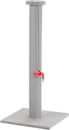 Beeztees Kratzbaum Serpa XL grau aus Plüsch 40 x 40 x 90 cm – Bild 1 von 13