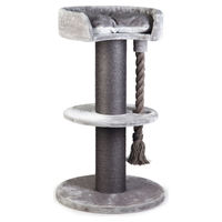 Produktbild von Beeztees Kratzbaum Wello Grau für Katzen mit Sisal 70x70x120cm