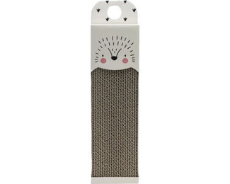 Beeztees Kratzbrett Igel aus Karton beige 45 x 13 x 2 cm – Bild 1 von 9