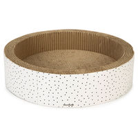 Produktbild von Beeztees Kratzbrett Leezi aus Pappe für Katzen bunt - 200 g