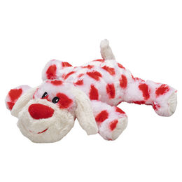 Produktbild von Beeztees Kuschelspielzeug Suki Plüschspielzeug für Hunde weiß rot