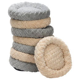 Produktbild von Beeztees Levisa Katzenbett aus Plüsch Grau 43x43x13 cm