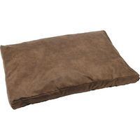 Produktbild von Beeztees Liegekissen Uma Braun 120 x 80 cm mit Memory Foam orthopädisches Hundekissen