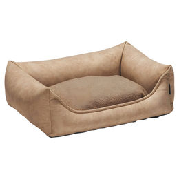 Beeztees Lua Orthopädisches Hundebett mit Memory Foam in Beige für alle Altersstufen – Bild 1 von 4