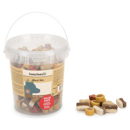 Produktbild von Beeztees Meat Mix Trockenfleisch Huhn und Rind ohne Zucker für Hunde 500 g - 500 g