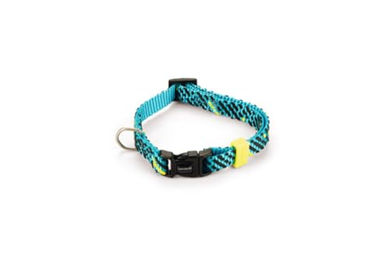 Produktbild von Beeztees Memphis Hundehalsband aus Nylon in Blau, 20-30 cm x 10 mm