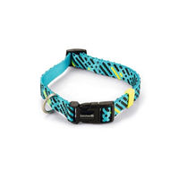 Produktbild von Beeztees Memphis Hundehalsband aus Nylon in Blau Türkis 35-50 cm