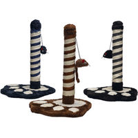 Produktbild von Beeztees Mini Bigfoot Kratzbaum für Katzen aus Plüsch und Sisal 28x28x40 cm