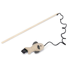 Produktbild von Beeztees Minus One Katzenangel Zorba aus Holz in Braun-Beige
