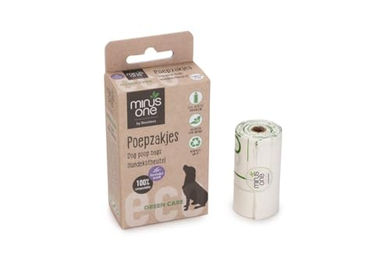 Produktbild von Beeztees Minus One Kotbeutel für Hunde mit Lavendelduft 3x15 Stück - 3 x 15 Stk.