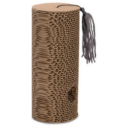Beeztees Minus One Kratzzylinder für Katzen aus FSC-Kratzpappe in Beige-Braun – Bild 1 von 5