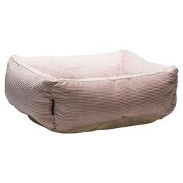 Beeztees Moza Katzenbett aus Plüsch in Rosa – Bild 1 von 10