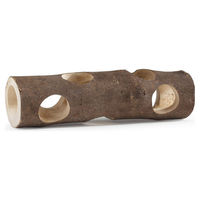 Produktbild von Beeztees Nager Häuschen aus Holz Braun 30 x 5 cm Knabberspielzeug für Nagetiere