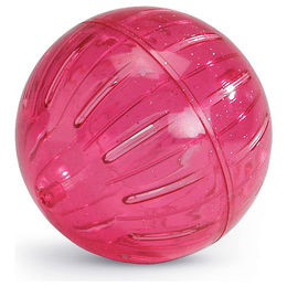 Beeztees Nager Spielball für Hamster und Mäuse aus Kunststoff in Bunt und Rosa – Bild 1 von 3