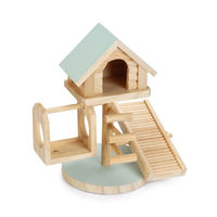 Produktbild von Beeztees Nager Spielhaus Lovy aus Holz in Mint Grün