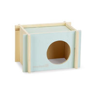 Produktbild von Beeztees Nagerhaus Bildup Häuschen aus Holz für Hamster und Mäuse Größe S