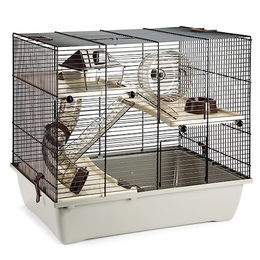 Beeztees Nagerkäfig Rosay 3 Mokka für Hamster und Mäuse 53x33x45cm – Bild 1 von 5