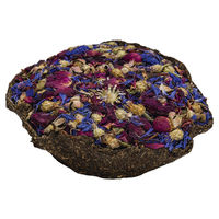 Produktbild von Beeztees Nagersnack mit Rose und Kornblume aus getrockneten Kräutern für Kaninchen und Nager 115 g - 115 g
