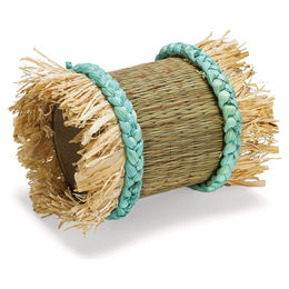 Beeztees Nagerspielzeug Tunnel aus Naturmaterial mit Maisblatt für Hamster Kaninchen und Meerschweinchen – Bild 1 von 4