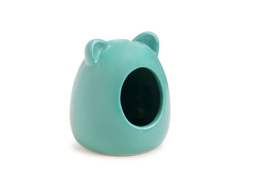 Beeztees Nagertier Badehaus aus Keramik in Mint für Hamster und Mäuse – Bild 1 von 2