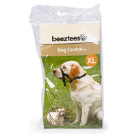 Produktbild von Beeztees Nasenband Dog Control Erziehungshalsband für Hunde aus Nylon Schwarz Größe XL