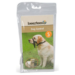 Beeztees Nasenband Dog Control Hunde-Erziehungsgeschirr aus Nylon Schwarz Größe S – Bild 1 von 2