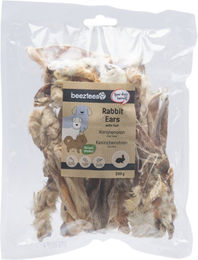 Beeztees Naturkauartikel Kaninchenohren mit Haar monoprotein und glutenfrei 200 g - 200 g – Bild 1 von 2