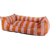 Produktbild von Beeztees Next Gen Stripez Orthopädisches Hundebett mit Memory Foam 80 x 60 x 24 cm Bunt