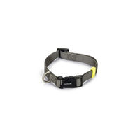 Produktbild von Beeztees Nylonhalsband Uni Dunkelgrau 35-50 x 2 cm