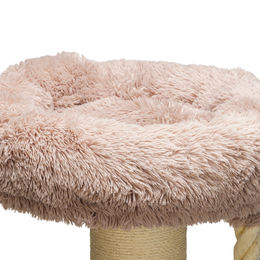 Beeztees Obere Liegefläche für Kratzbaum Ramiro Beige Plüsch 60 cm – Bild 1 von 3