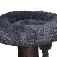 Produktbild von Beeztees Obere Liegefläche für Kratzbaum Ramiro Grau aus Plüsch 60x14 cm Katzenzubehör