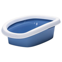 Produktbild von Beeztees Offene Schalentoilette für Kitten Weiß Blau aus Kunststoff