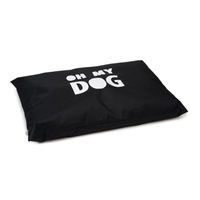Produktbild von Beeztees Oh My Dog Hundekissen Schwarz Größe L mit Polyesterfüllung