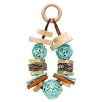 Produktbild von Beeztees Olaf Nagerspielzeug aus Holz und Rattan für Kaninchen und Nagetiere