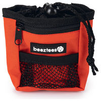 Produktbild von Beeztees Ordena 2-in-1 Futterbeutel und Hundekotbeutelspender aus Nylon in Rot