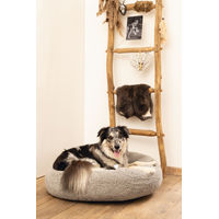 Produktbild von Beeztees Orthopädisches Hundebett Jaxx Grau mit Memory Foam