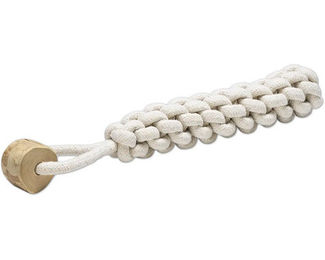 Beeztees Osa Kauspielzeug für Hunde aus Baumwolle und Kaffeeholz Größe M – Bild 1 von 4