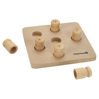 Produktbild von Beeztees Ozo Hundespielzeug aus Holz mit Snackfunktion für das Training 18x18x3 cm